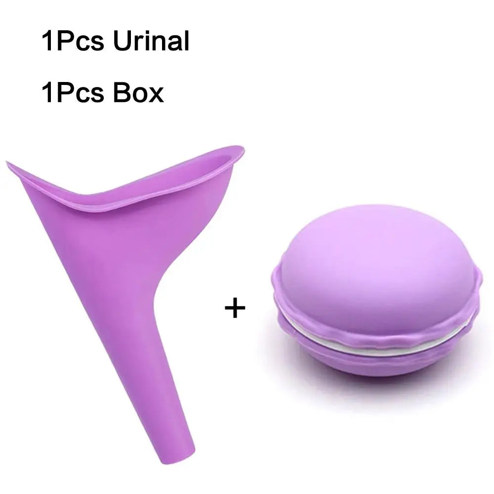1pcs Travel Female Urinal Funnel For Women Emergency Urinal With Storage Box For Outdoors Travelling Car trips Festivals Camping