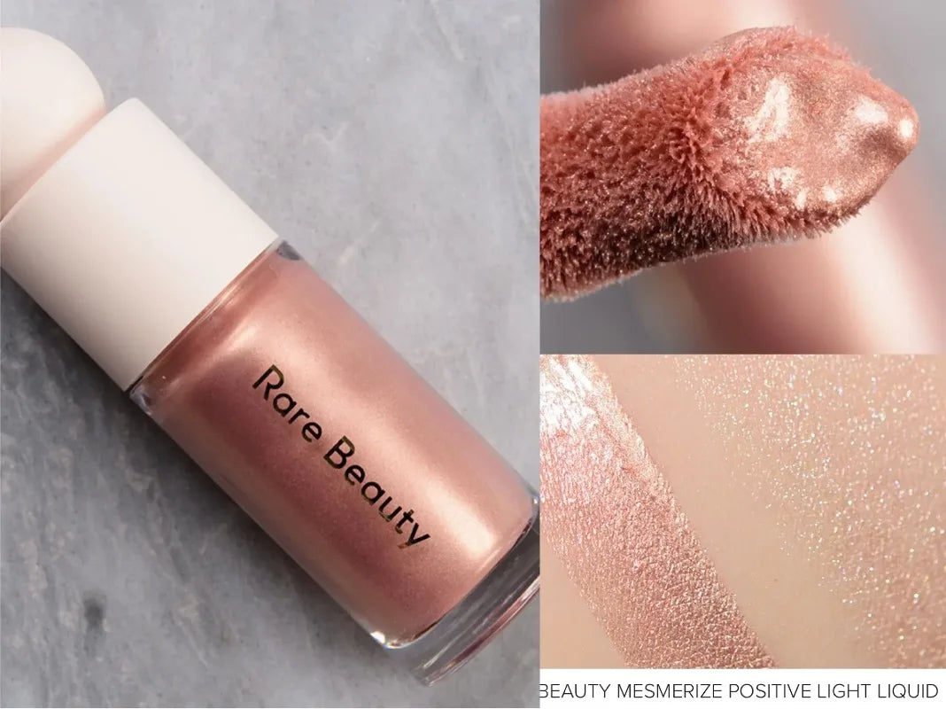 Rare Beauty Melting Cream Blush Makeup Matte Pearlescent Texture Glitter Blush Highlighter Bright nourish moisturize Lip Gloss