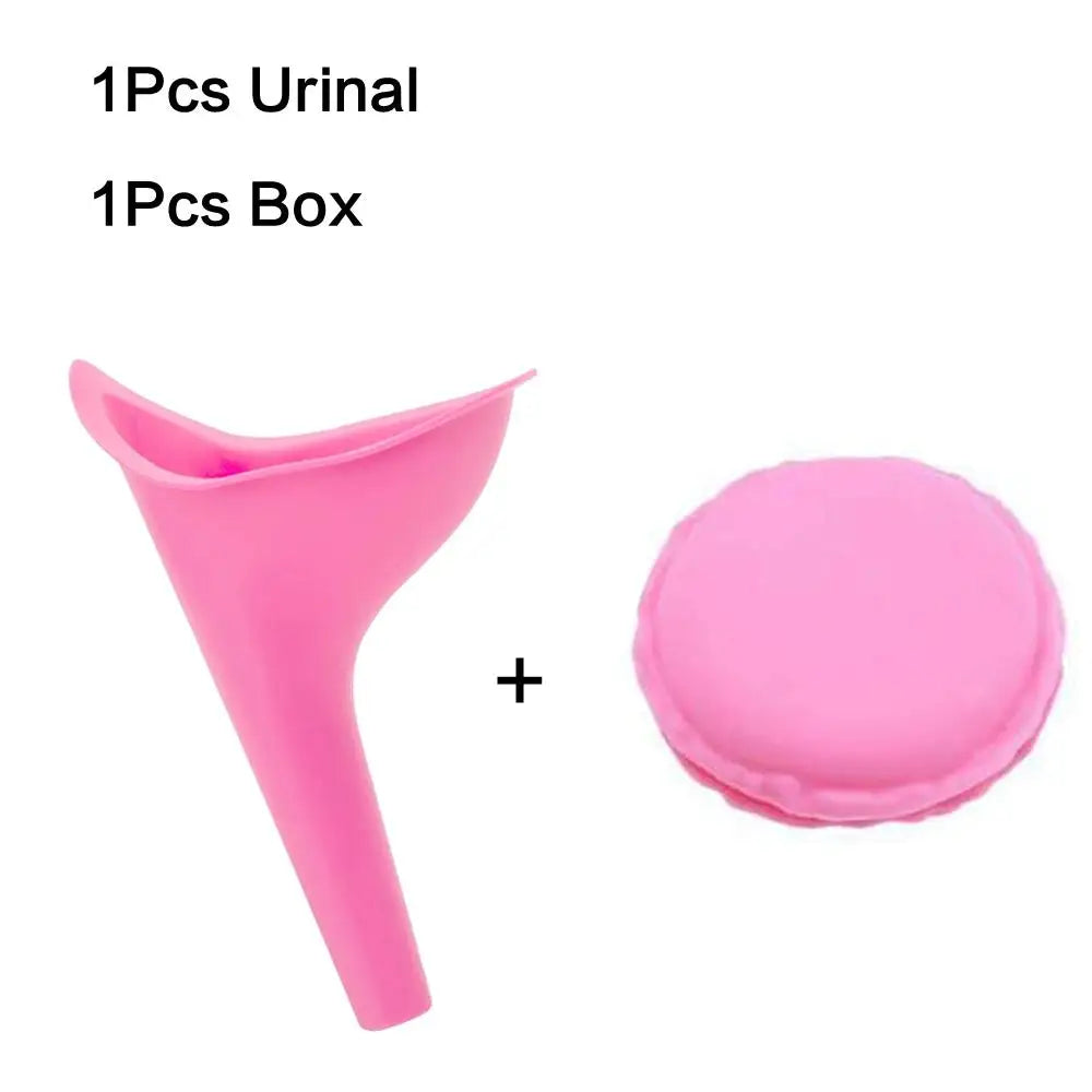 1pcs Travel Female Urinal Funnel For Women Emergency Urinal With Storage Box For Outdoors Travelling Car trips Festivals Camping
