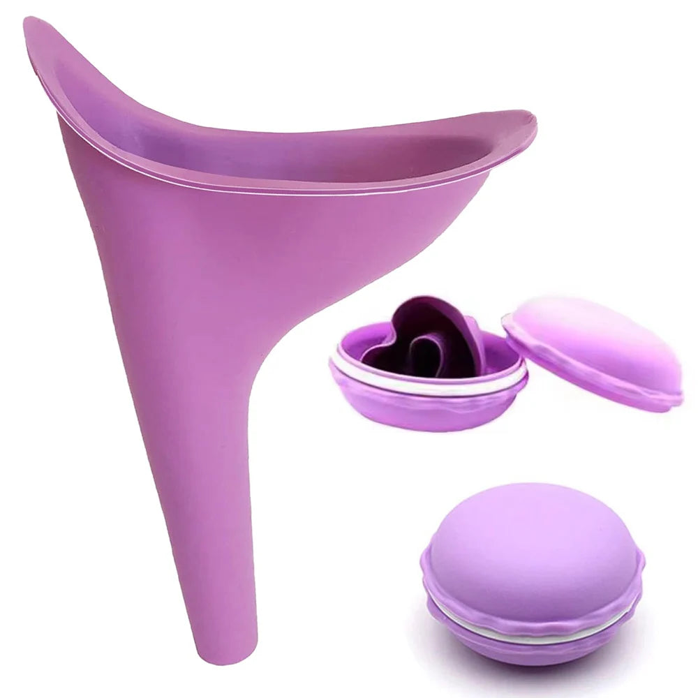 1pcs Travel Female Urinal Funnel For Women Emergency Urinal With Storage Box For Outdoors Travelling Car trips Festivals Camping