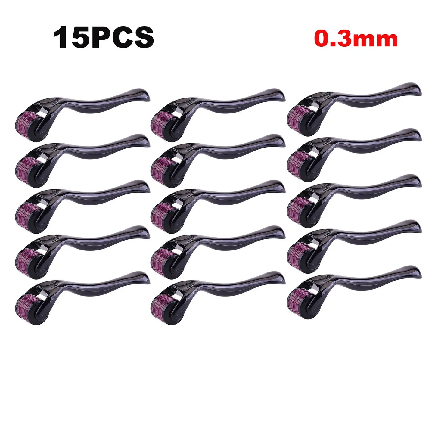 0.2-0.3mm Microneedle for Facial Body Hair Growth Derma Roller for Skin Beard 540 Needles Micro Face Roll Tool
